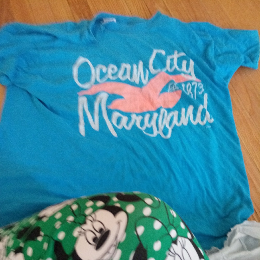 Blue tee shirt